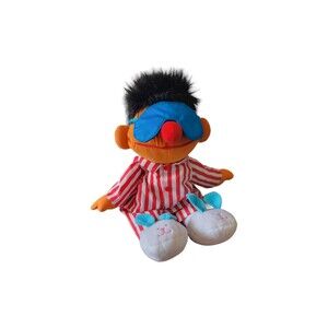 Tyco Ernie Talking Doll Kids 18" Sleep & Snore Napping